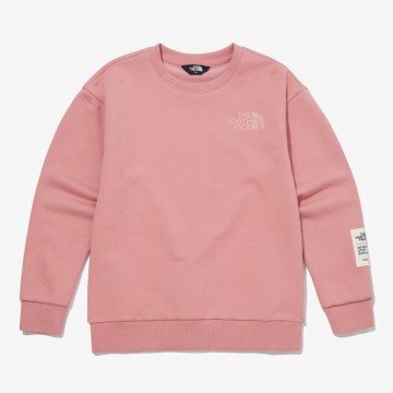 THE NORTH FACE-K'S ESSENTIAL SWEATSHIRTS (PINK)